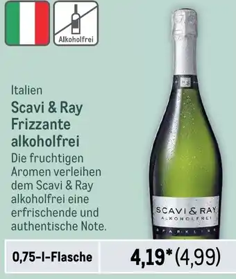 METRO Scavi & Ray Frizzante alkoholfrei 0,75 L Flasche Angebot