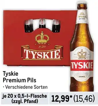 METRO Tyskie Premium Pils 20x0,5 L Flasche Angebot