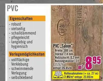 Hornbach Pvc „saloon” Angebot