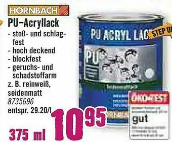 Hornbach Hornbach Pu-acryllack Angebot