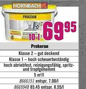 Hornbach Hornbach Prokeran Angebot