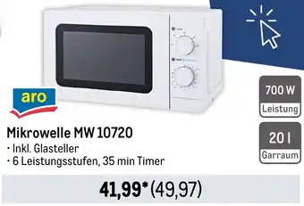 METRO aro Mikrowelle MW 10720 Angebot