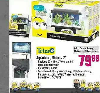 Hornbach Tetra Aquarium „minions 2” Angebot