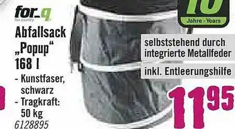 Hornbach For_q Abfallsack „popup” Angebot