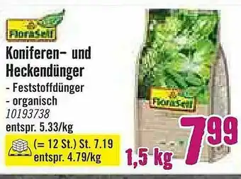 Hornbach Floraself Koniferen- Und Heckendünger Angebot