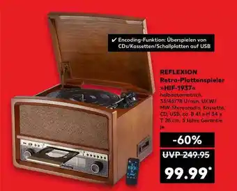 Kaufland Reflexion Retra-plattenspieler >HIF 1937< Angebot