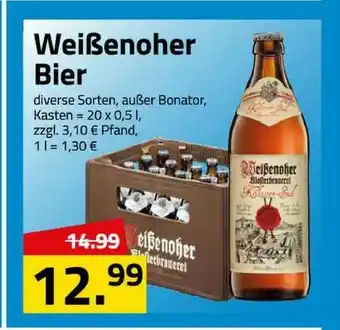 Logo Getränkemarkt Weißenoher Bier Angebot