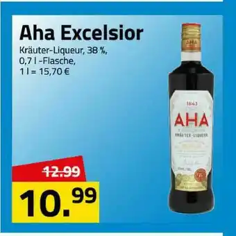 Logo Getränkemarkt Aha Excelsior Angebot