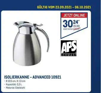 METRO Isolierkanne - Advanced 10921 Angebot