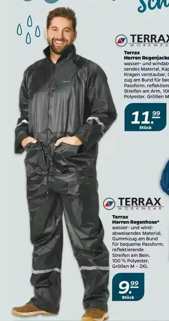 NETTO Terrax Herren Regenjacke Oder Rogenhose Angebot