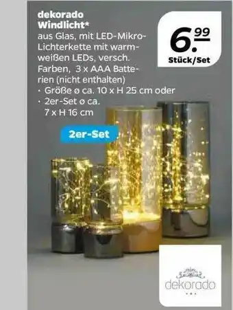 NETTO Dekorado Windlicht Angebot