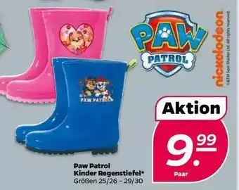 NETTO Paw Patrol Kinder Regenstiefel Angebot