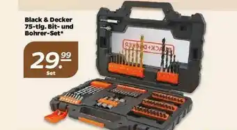 NETTO Black & Decker 75tlg Bit- Und Bohrer-set Angebot