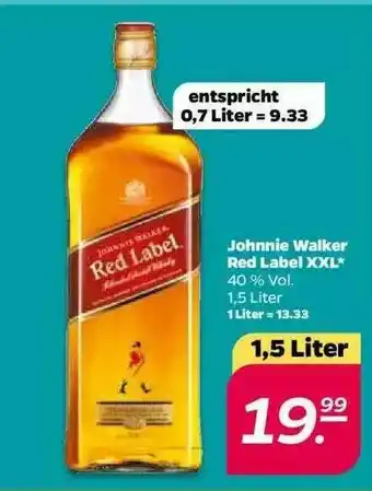 NETTO Johnie Walker Red Label Xxl Angebot