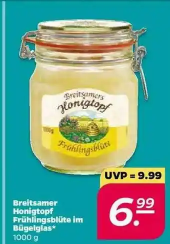 NETTO Breitsamer Honigtopf Frühlingsblüte Im Bügelglas Angebot