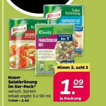 NETTO Knorr Salatkronung Im 5er Pack Angebot