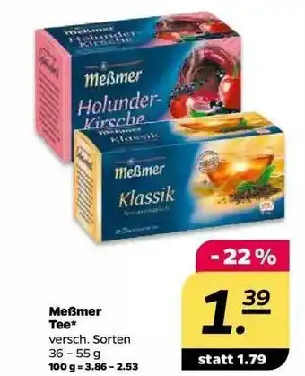 NETTO Meßmer Tee Angebot