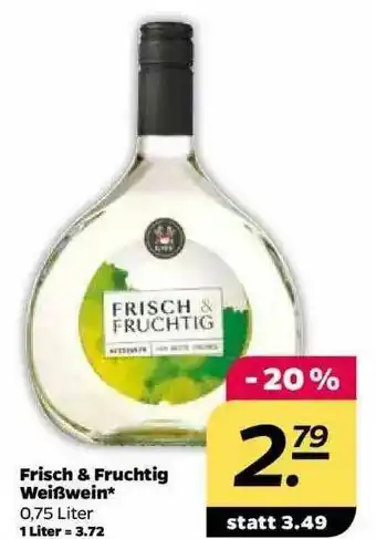 NETTO Frisch & Fruchtig Weißwein Angebot