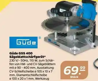 NETTO Güde GSS 400 Sägeblattschärfgerät Angebot