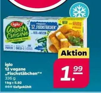 NETTO Iglo 12 Vegane „fischstäbchen” Angebot