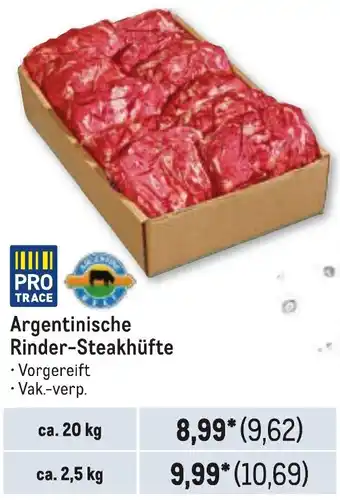 METRO Argentinische Rinder-Steakhüfte ca. 20 kg Angebot