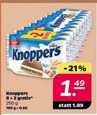 NETTO Knoppers 8+2 Gratis Angebot