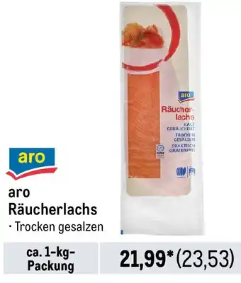 METRO aro Räucherlachs ca. 1-kg-Packung Angebot