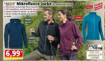 Norma Toptex Mikrofleece-jacke Für Damen Oder Herren Angebot