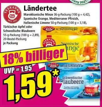 Norma Ländertee Angebot