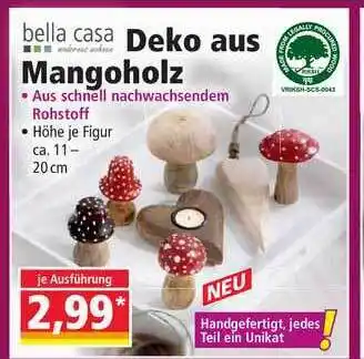 Norma Bella Casa Deko Aus Mangoholz Angebot