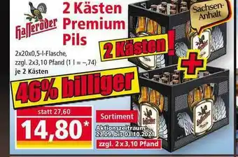 Norma Hasseroder 2 Kästen Premium Pils Angebot