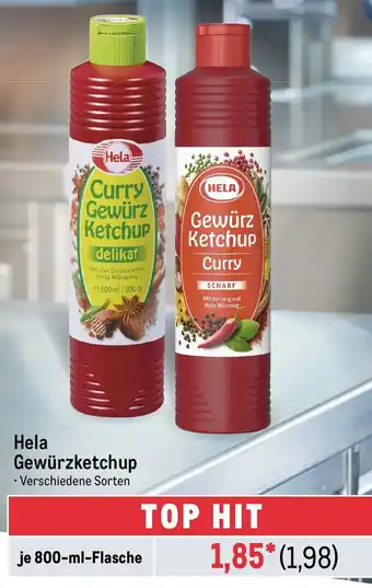 METRO Hela Gewürzketchup 800 ml Flasche Angebot