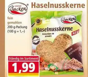 Norma Backen Haselnusskerne Angebot