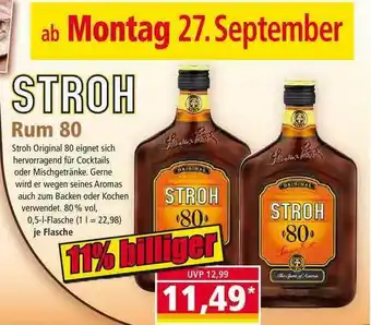 Norma Rum 80 Stroh Angebot