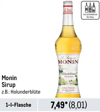 METRO Monin Sirup 1 L Flasche Angebot