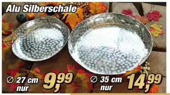 Posten Börse Alu Silberschale Angebot