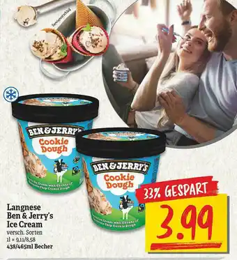 NP Discount Langnese Ben & Jerry's Ice Cream Angebot