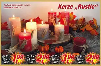 Posten Börse Kerze „rustic” Angebot