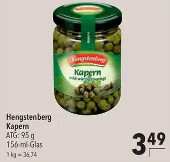 CITTI Markt Hengstenberg Kapern 156-ml-Glas Angebot