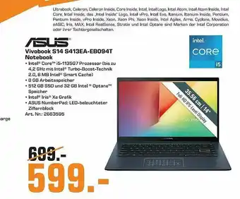 Saturn Asus Vivobook Notebook Angebot