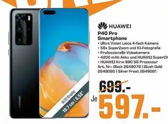 Saturn Huawei P40 Pro Smartphone Angebot