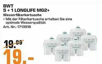 Saturn Bwt 5+1 Longlife Mg2+ Wasserfilterkartusche Angebot