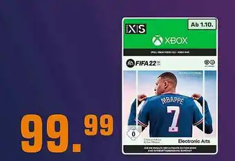 Saturn Xbox Fifa22 Electronic Arts Angebot