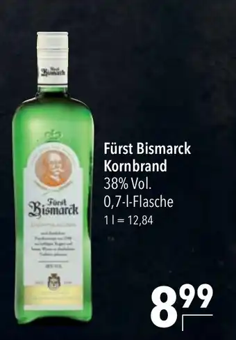 CITTI Markt Fürst Bismarck Kornbrand 38% Vol. 0,7-L Angebot