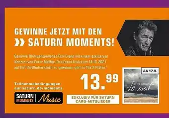 Saturn Peter Maffay So Weit Angebot