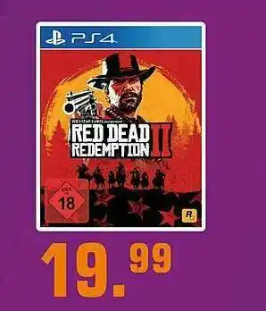 Saturn Red Dead Redemption II Ps4 Angebot