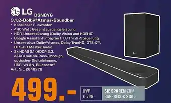 Saturn Lg Dsn8yg 3.1.2-dolby Atmos-soundbar Angebot