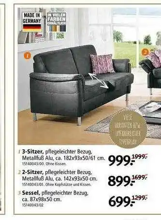 Schaffrath 3-sitzer Angebot