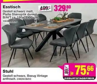 SOMIT Esstisch, Stuhl Angebot