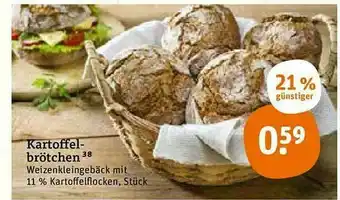 tegut Kartoffel Brötchen Angebot